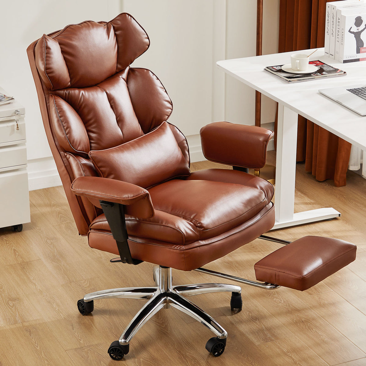 Modern Home Office Desk and Chair Set — product image 10