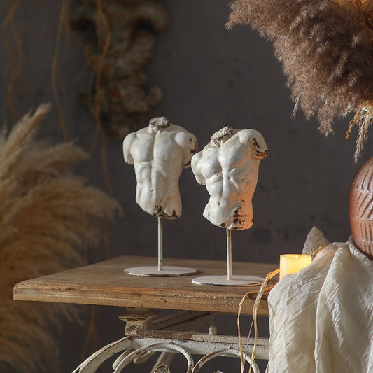 Modern Half-Bust Decorative Sculpture