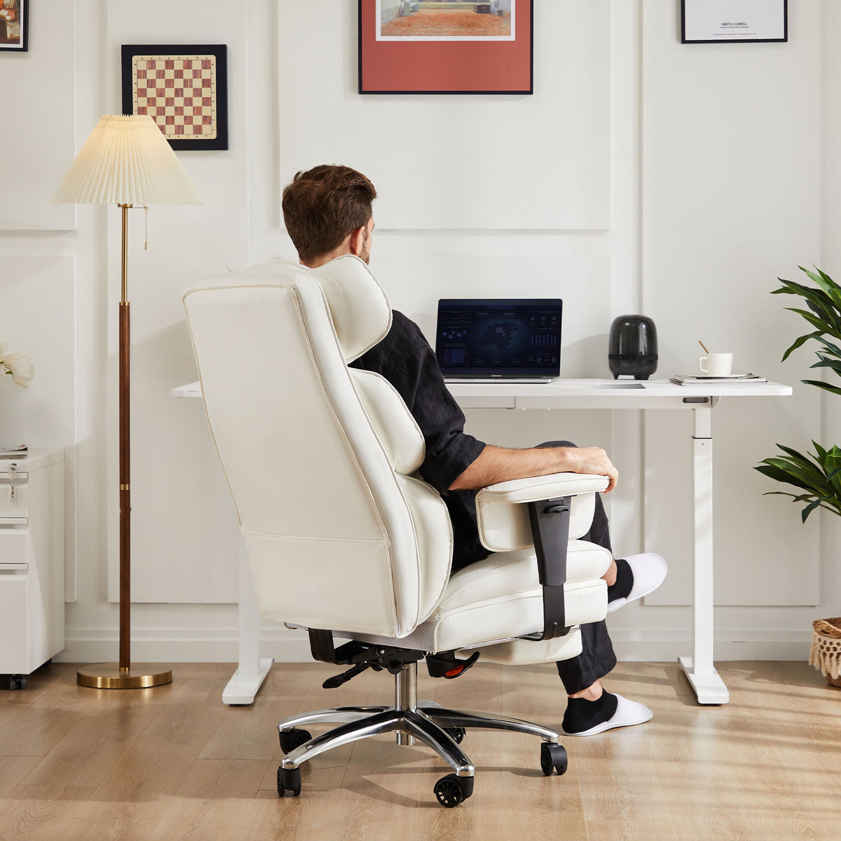 Modern Home Office Desk and Chair Set — product image 5